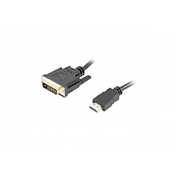 Video cable lanberg hdmi (m) -> dvi-d (m) (24+1) cable 1.8m, black