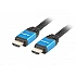 Cable lanberg hdmi m/m v2.0 1.8m cu, black premium