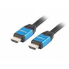 Cable lanberg hdmi m/m v2.0 3m cu, black premium
