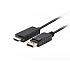 Видео кабел Lanberg display port (M) V1.1 -> HDMI (M) cable 1.8m, black