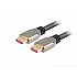 Video cable Lanberg HDMI M/M V2.1 8K 60Hz cable 0.5m, black