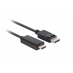 Video cable Lanberg display port (M) V1.1 -> HDMI (M) cable 3m, black