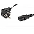 Charging cable lanberg cee 7/7 -> iec 320 c13 1.8m, black
