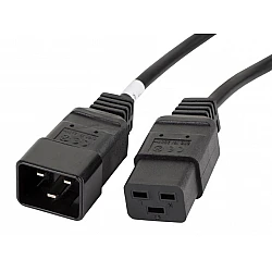 Power Cable Lanberg IEC320 C19/C201.8m VDE Black