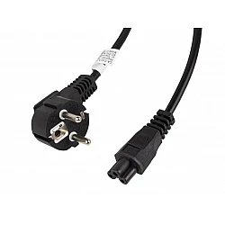 Захранващ кабел Lanberg CEE 7/7 (MICKEY) -> IEC 320 C5 3m VDE, black