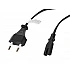 Захранващ кабел Lanberg CEE 7/16 -> IEC 320 C7 EURO (RADIO) 1.8m, black