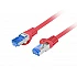Пач кабел Lanberg CAT.6A FTP LSZH CCA 0.5m Fluke Passed, red