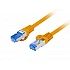 Пач кабел Lanberg CAT.6A FTP LSZH CCA 0.5m Fluke Passed, orange
