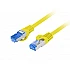 Пач кабел Lanberg CAT.6A FTP LSZH CCA 3m Fluke Passed, yellow