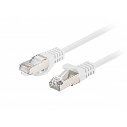 Пач кабел Lanberg patch cord CAT.6 FTP 0.25m бял (10‑pack)