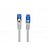 Пач кабел Lanberg patchcord CAT.6a s/ftp lszh cca 1.5m grey fluke passed