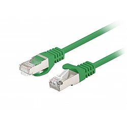 Пач кабел Lanberg patch cord CAT.6 FTP 0.25m зелен (10‑pack)