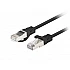 Lanberg Patch Cord CAT.6 FTP 0.25m Black (10‑Pack)