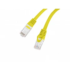 Пач кабел Lanberg patch cord CAT.6A U/UTP LSZH CU 0.25m жълт