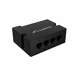 Lanberg POE Extender DIN‑FE4‑AT‑30W 1‑In 3‑Out Fast Ethernet 30W