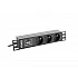 Power supply Lanberg (PDU) 10"1U 10A 3X 230V PL 2M, black C14