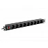 Електрически филтър Lanberg 19" 1U 16A 9xSchuko
