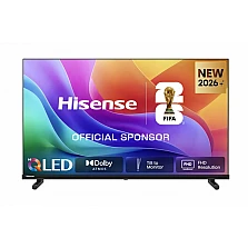 Hisense A5S TV, 40", Full HD QLED, HDR, Smart TV, Wi‑Fi, 2x HDMI, 2x USB, black