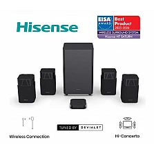 Колонки Hisense HT Saturn 4.1.2Ch Soundbar субуфер 720W Dolby Atmos DTS:X Quad speaker черни