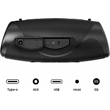 Bluetooth колонка Hisense WeBoom, 140W, до 20 ч, IP67, powerbank, ambient light, черна