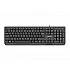 Клавиатура Natec Keyboard Trout US Layout Slim Black