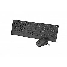 Клавиатура Natec Stingray 2, Set 2 in 1 Keyboard + Mouse Wireless, US Layout