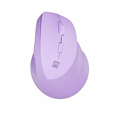 Безжична мишка Natec Vertical Mouse Crake 2, 2400DPI Bluetooth 5.2 + 2.4 GHz Pure Lavender