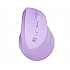 Wirelss mouse Natec Vertical Mouse Crake 2, 2400DPI Bluetooth 5.2 + 2.4 GHz Pure Lavender