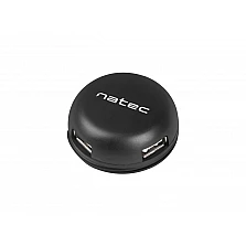 USB хъб Natec usb 2.0 hub bumblebee 4-port black