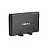 Hard disk case Natec RHINO SATA 3.5" USB 3.0 ALUMINUM Black