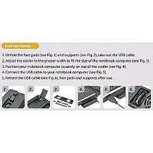 Stand neomounts by newstar notebook cooler