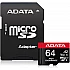 Memory card Adata 64GB MicroSDXC UHS-I U3 V30S(R100MB/s) HIGH (1 adapter)