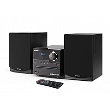 Колонки Sharp XL-B517D BK Hi-Fi Micro System 45W DAB/FM Bluetooth CD USB дървени черни