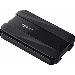 Външен HDD Apacer AC533, 1TB 2.5" SATA HDD USB 3.2 Rubber Jet black