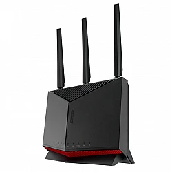 Asus RT-BE86U Gaming Wireless Router Dual-Band Quad-Core 2.6GHz 256MB/1GB Flash/RAM 10G 2.5G Port AiProtection Pro Black