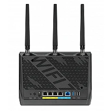 Рутер Asus RT-BE86U Gaming Wireless Dual-Band Quad-Core 2.6GHz 256MB/1GB Flash/RAM 10G 2.5G порт AiProtection Pro черен