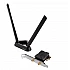 Asus PCI-E адаптер PCE-BE92BT BE9400 Tri‑Band Bluetooth 5.4 магнитна стойка WPA3 OFDMA MLO черен