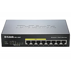 Суич D-Link 8-port 10/100/1000 Desktop 4 PoE Ports