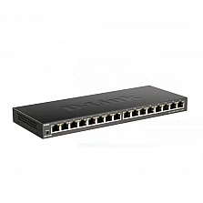 Суич D-Link 16-Port 10/100/1000Mbps Unmanaged Gigabit Etherne