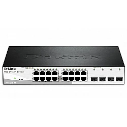 D-Link 16x 10/100/1000Base‑T + 4x 1000Base‑T/SFP switch