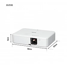 Мултимедиен проектор Epson CO-FH02 FHD 1080p 1920x1080 16:9, White