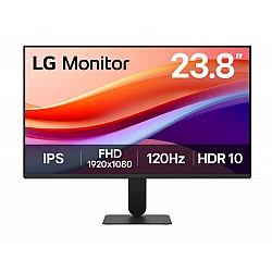 Монитор LG 24U41YA‑B 23.8" IPS FHD 120Hz FreeSync черен