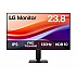 LG 24U41YA‑B 23.8" IPS FHD 120Hz FreeSync Monitor Black