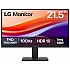 Монитор LG 22U401A‑B 21.5" VA FHD 100Hz HDR10 FreeSync черен