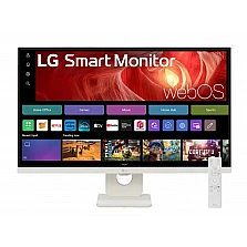 Монитор LG 27U731SA-W 27" IPS Smart webOS, UHD 3840x2160, HDR10, бял