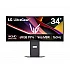 LG 34G600A-B UltraGear Monitor 34" Curved VA 1ms 160Hz HDR10 WQHD FreeSync G-SYNC HDMI DP Speakers Adjustable Black