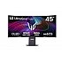 LG 45GX90SA-B Monitor 44.5" OLED UltraGear 21:9 Curved WQHD 240Hz HDR400 0.03ms HDMI DP USB-C Bluetooth Speakers Adjustable