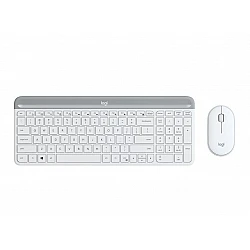 Клавиатура и мишка Logitech Slim Combo MK470 - OFFWHITE