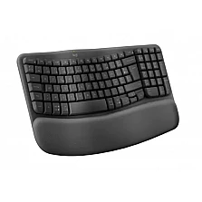 Безжична Клавиатура Logitech Wave Keys ergonomic – GRAPHITE