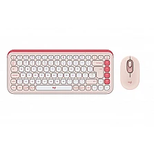 Клавиатура Logitech Pop Icon Combo - Rose - US INT'L - BT - N/A - INTNL-973